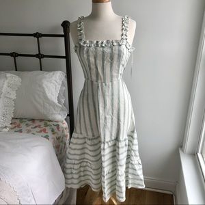 Reformation tea length dress